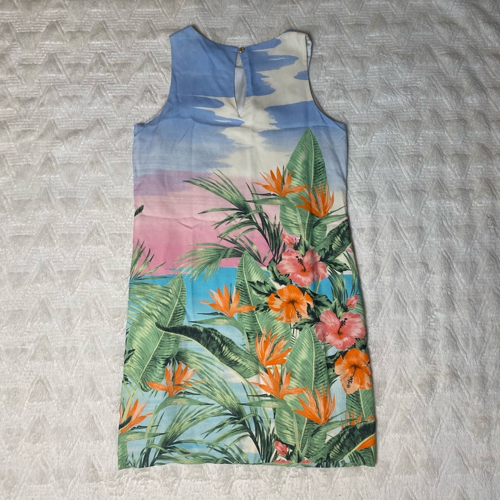 100% silk Tommy Bahama tropical dress. - Picture 4 of 7